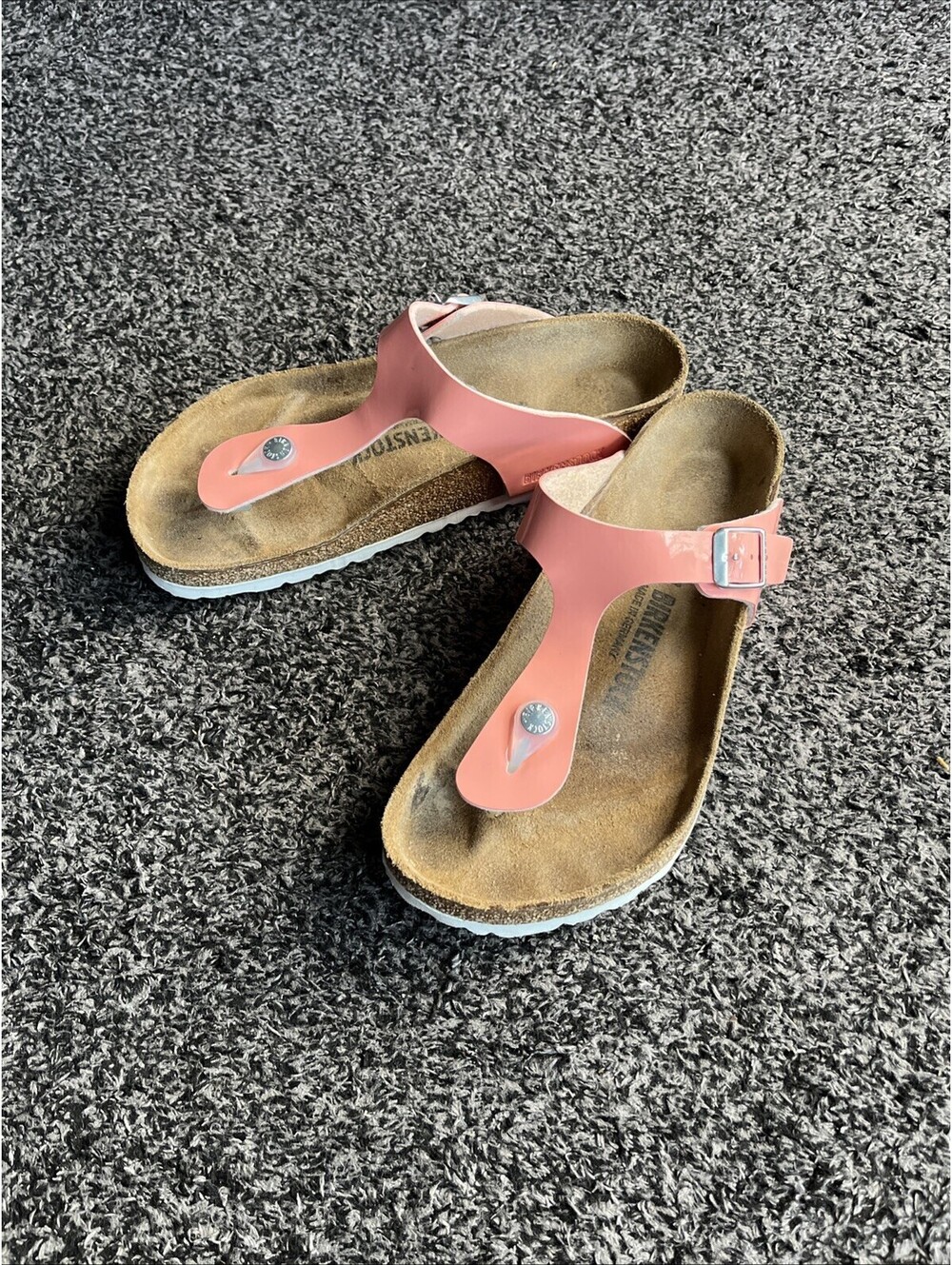 Birkenstock  Brushed Flamingo Birko-Flor Vegan  Size 39 (w:8, m:6)